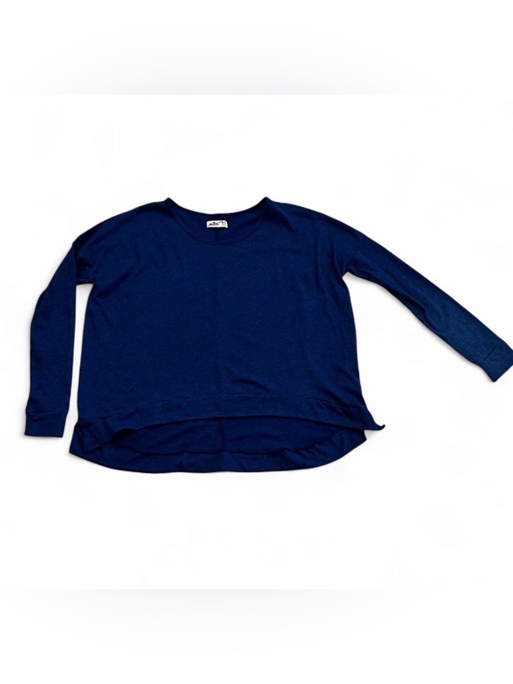 Hollister California Navy Long Sleeve Top | Oversized Relaxed Fit | Size M/L